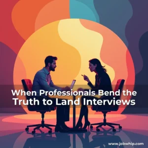 Read more about the article When Professionals Bend the Truth to Land Interviews